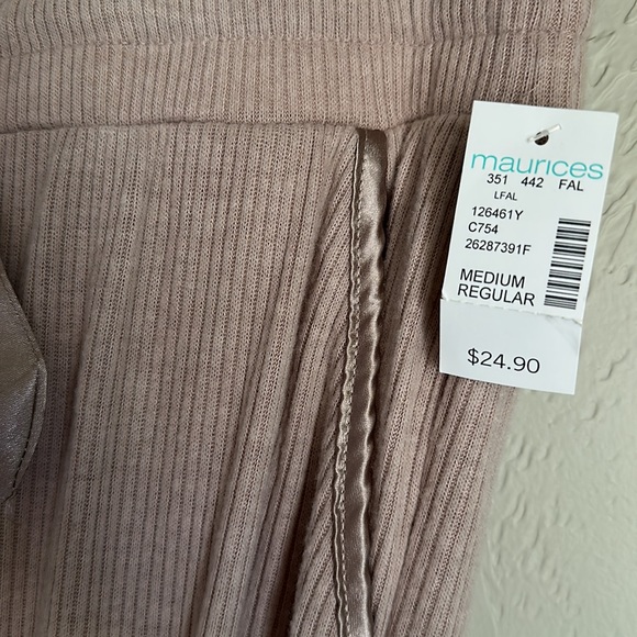 Mauve pullover and jogger pj set - Picture 5 of 7